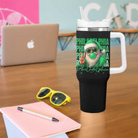 Philadelphia Football Christmas Tumbler With Handle Santa Retro Philly Fan - Wonder Print Shop
