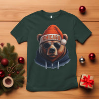 Vintage Chicago Football Christmas T Shirt Trendy Fan Gifts Game Day Apparel Bears Fan Gear - Wonder Print Shop