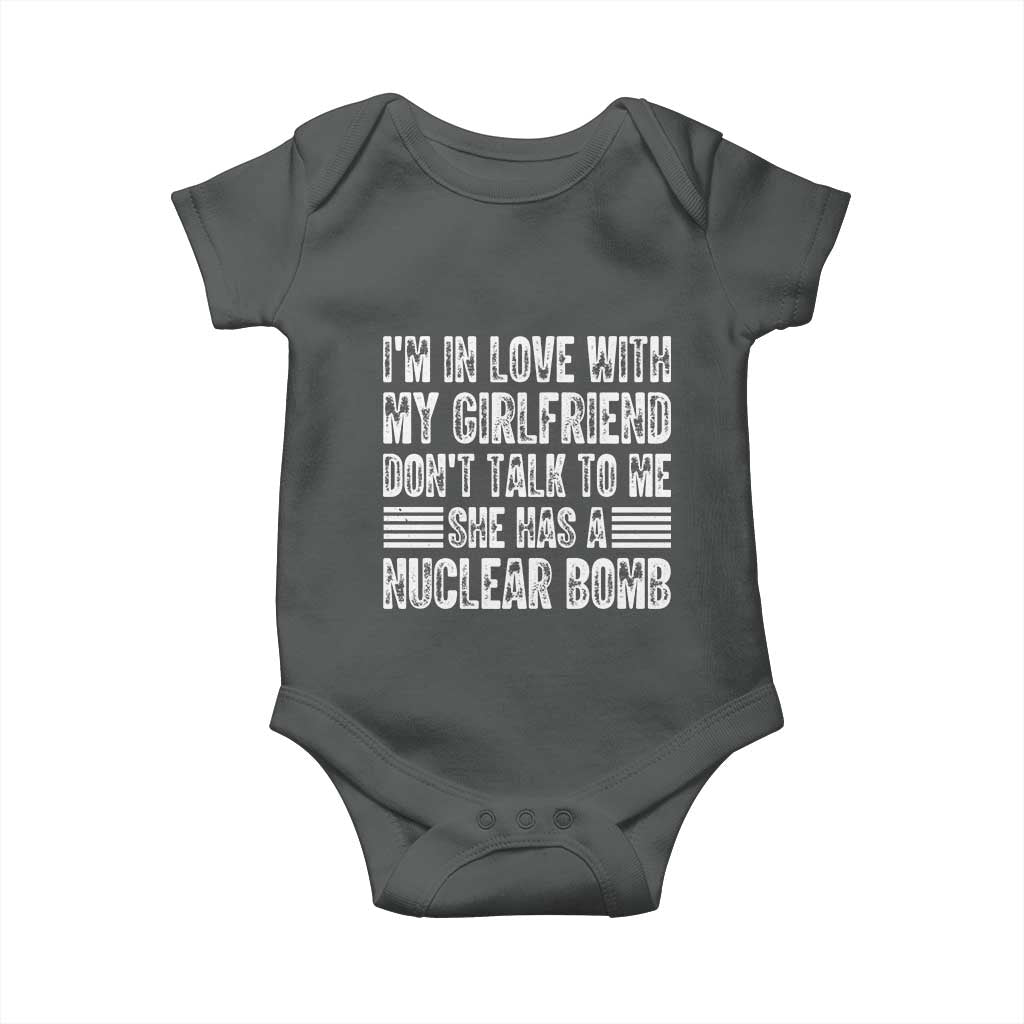 I'm In Love With My Girlfriend Baby Onesie Don't Talk to Me - Wonder Print Shop