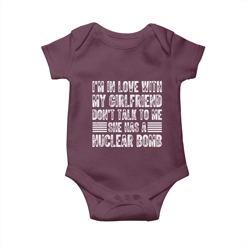 I'm In Love With My Girlfriend Baby Onesie Don't Talk to Me - Wonder Print Shop