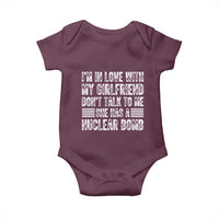I'm In Love With My Girlfriend Baby Onesie Don't Talk to Me - Wonder Print Shop