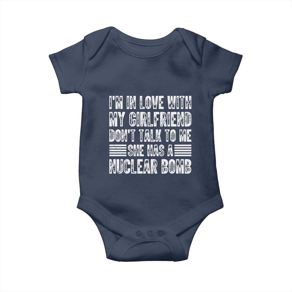 I'm In Love With My Girlfriend Baby Onesie Don't Talk to Me - Wonder Print Shop