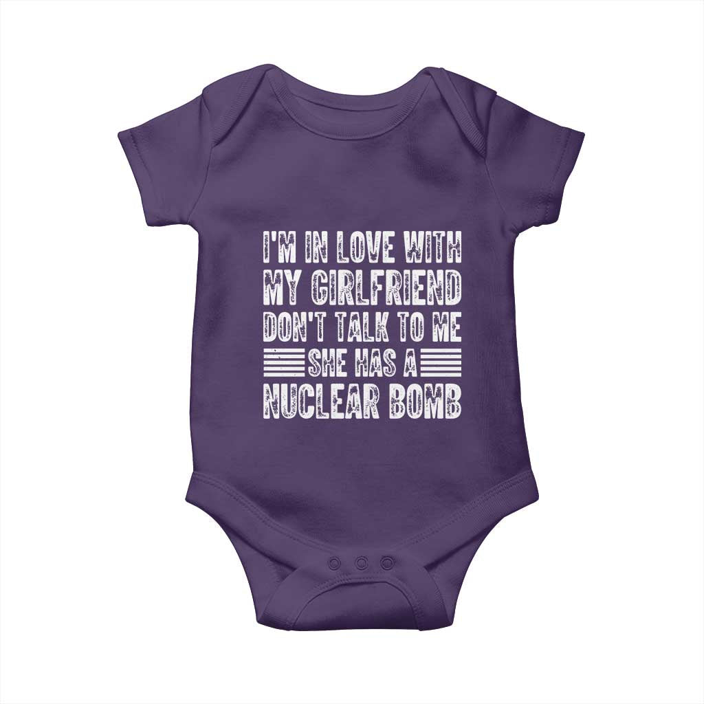 I'm In Love With My Girlfriend Baby Onesie Don't Talk to Me - Wonder Print Shop
