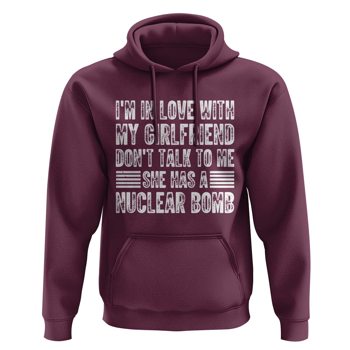 I'm In Love With My Girlfriend Hoodie Don't Talk to Me - Wonder Print Shop