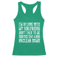 I'm In Love With My Girlfriend Racerback Tank Top Don't Talk to Me - Wonder Print Shop