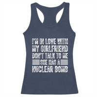 I'm In Love With My Girlfriend Racerback Tank Top Don't Talk to Me - Wonder Print Shop