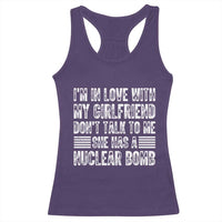 I'm In Love With My Girlfriend Racerback Tank Top Don't Talk to Me - Wonder Print Shop