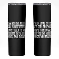 I'm In Love With My Girlfriend Skinny Tumbler Don't Talk to Me - Wonder Print Shop