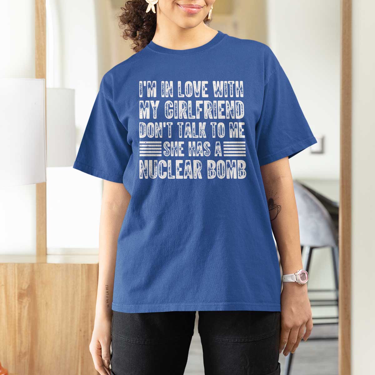 I'm In Love With My Girlfriend T Shirt For Women Don't Talk to Me - Wonder Print Shop