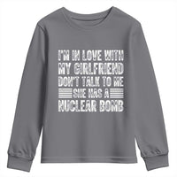 I'm In Love With My Girlfriend Youth Sweatshirt Don't Talk to Me - Wonder Print Shop