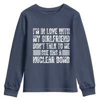 I'm In Love With My Girlfriend Youth Sweatshirt Don't Talk to Me - Wonder Print Shop