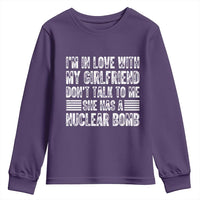 I'm In Love With My Girlfriend Youth Sweatshirt Don't Talk to Me - Wonder Print Shop