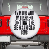 I'm In Love With My Girlfriend Don't Talk To Me Spare Tire Cover Funny Relationship Boyfriend Gifts - Wonder Print Shop