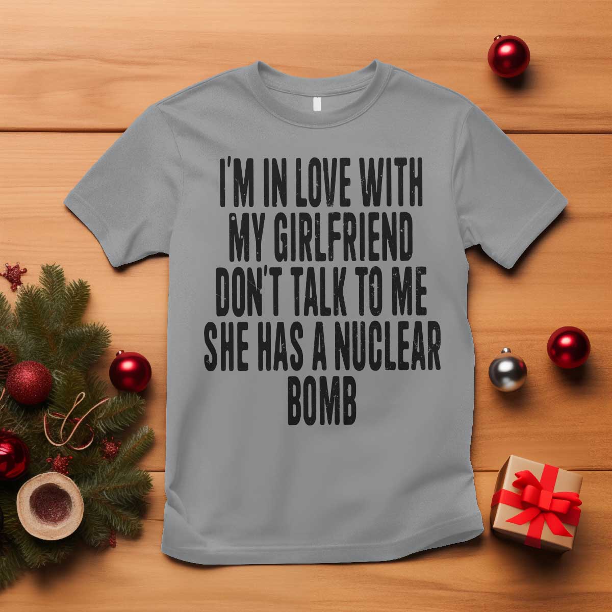 I'm In Love With My Girlfriend Don't Talk To Me T Shirt Funny Relationship Boyfriend Gifts - Wonder Print Shop