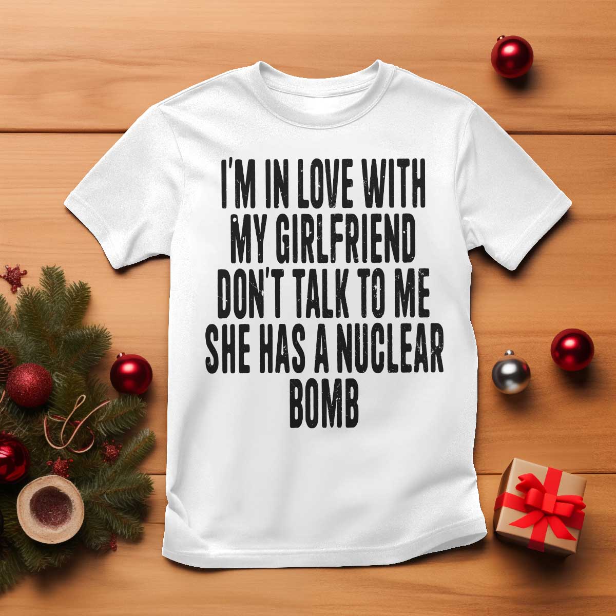I'm In Love With My Girlfriend Don't Talk To Me T Shirt Funny Relationship Boyfriend Gifts - Wonder Print Shop