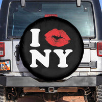 I Love NY Spare Tire Cover Sexy Lips Red Lipstick Kiss New York Lover Travel Gift - Wonder Print Shop
