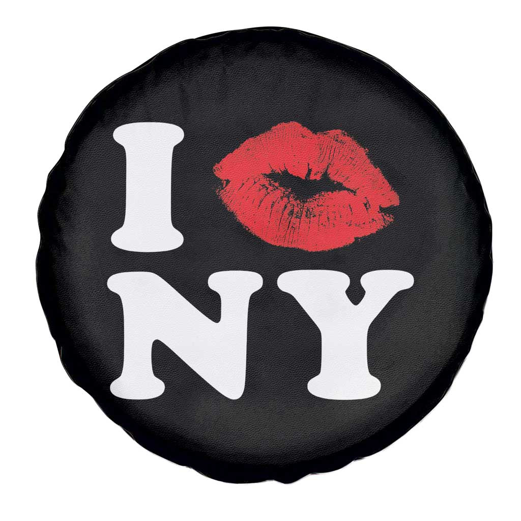 I Love NY Spare Tire Cover Sexy Lips Red Lipstick Kiss New York Lover Travel Gift - Wonder Print Shop