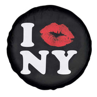 I Love NY Spare Tire Cover Sexy Lips Red Lipstick Kiss New York Lover Travel Gift - Wonder Print Shop