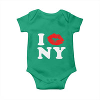 I Love NY Baby Onesie Sexy Lips Red Lipstick Kiss New York Lover Travel Gift - Wonder Print Shop