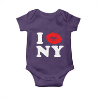 I Love NY Baby Onesie Sexy Lips Red Lipstick Kiss New York Lover Travel Gift - Wonder Print Shop