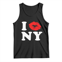 I Love NY Tank Top Sexy Lips Red Lipstick Kiss New York Lover Travel Gift - Wonder Print Shop