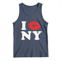 I Love NY Tank Top Sexy Lips Red Lipstick Kiss New York Lover Travel Gift - Wonder Print Shop