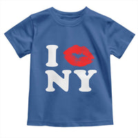 I Love NY Toddler T Shirt Sexy Lips Red Lipstick Kiss New York Lover Travel Gift - Wonder Print Shop