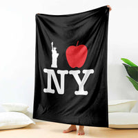 I Love NY Throw Blanket New York Lover Travel Gift