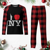I Love NY Plaid Pajama Set New York Lover Travel Gift - Wonder Print Shop