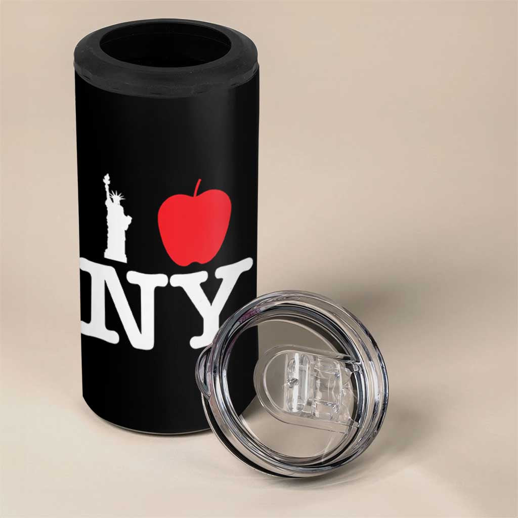I Love NY 4 in 1 Can Cooler Tumbler New York Lover Travel Gift
