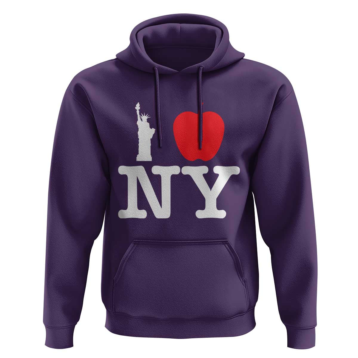 I Love NY Hoodie New York Lover Travel Gift - Wonder Print Shop