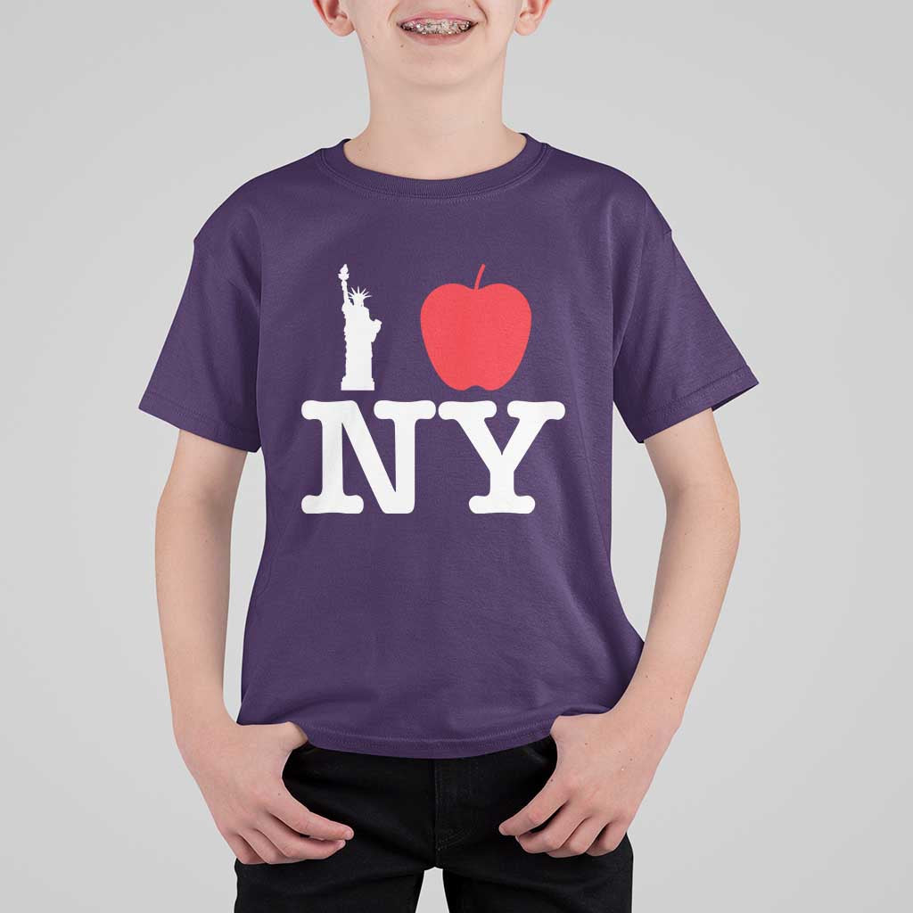 I Love NY T Shirt For Kid New York Lover Travel Gift - Wonder Print Shop