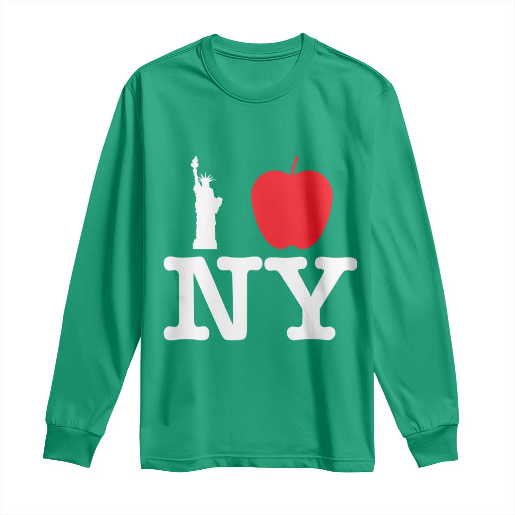 I Love NY Long Sleeve Shirt New York Lover Travel Gift - Wonder Print Shop