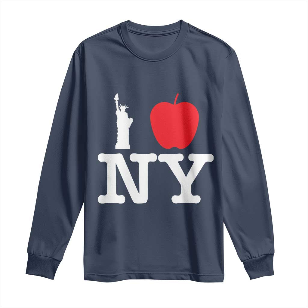 I Love NY Long Sleeve Shirt New York Lover Travel Gift - Wonder Print Shop