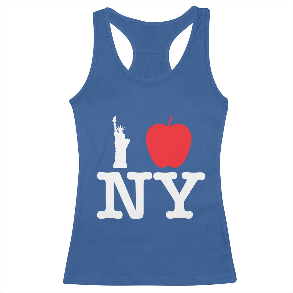 I Love NY Racerback Tank Top New York Lover Travel Gift - Wonder Print Shop