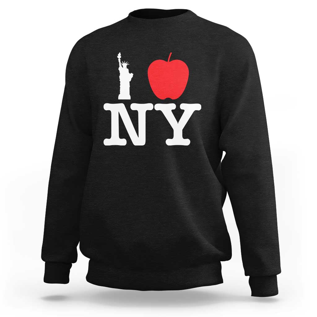 I Love NY Sweatshirt New York Lover Travel Gift - Wonder Print Shop