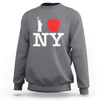 I Love NY Sweatshirt New York Lover Travel Gift - Wonder Print Shop
