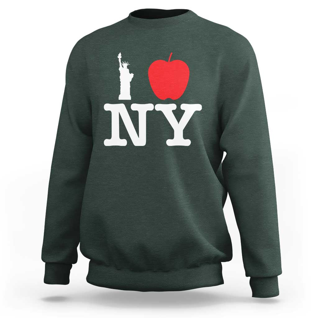 I Love NY Sweatshirt New York Lover Travel Gift - Wonder Print Shop