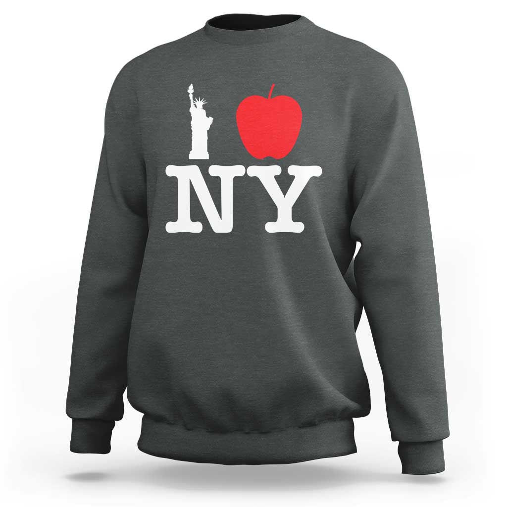 I Love NY Sweatshirt New York Lover Travel Gift - Wonder Print Shop
