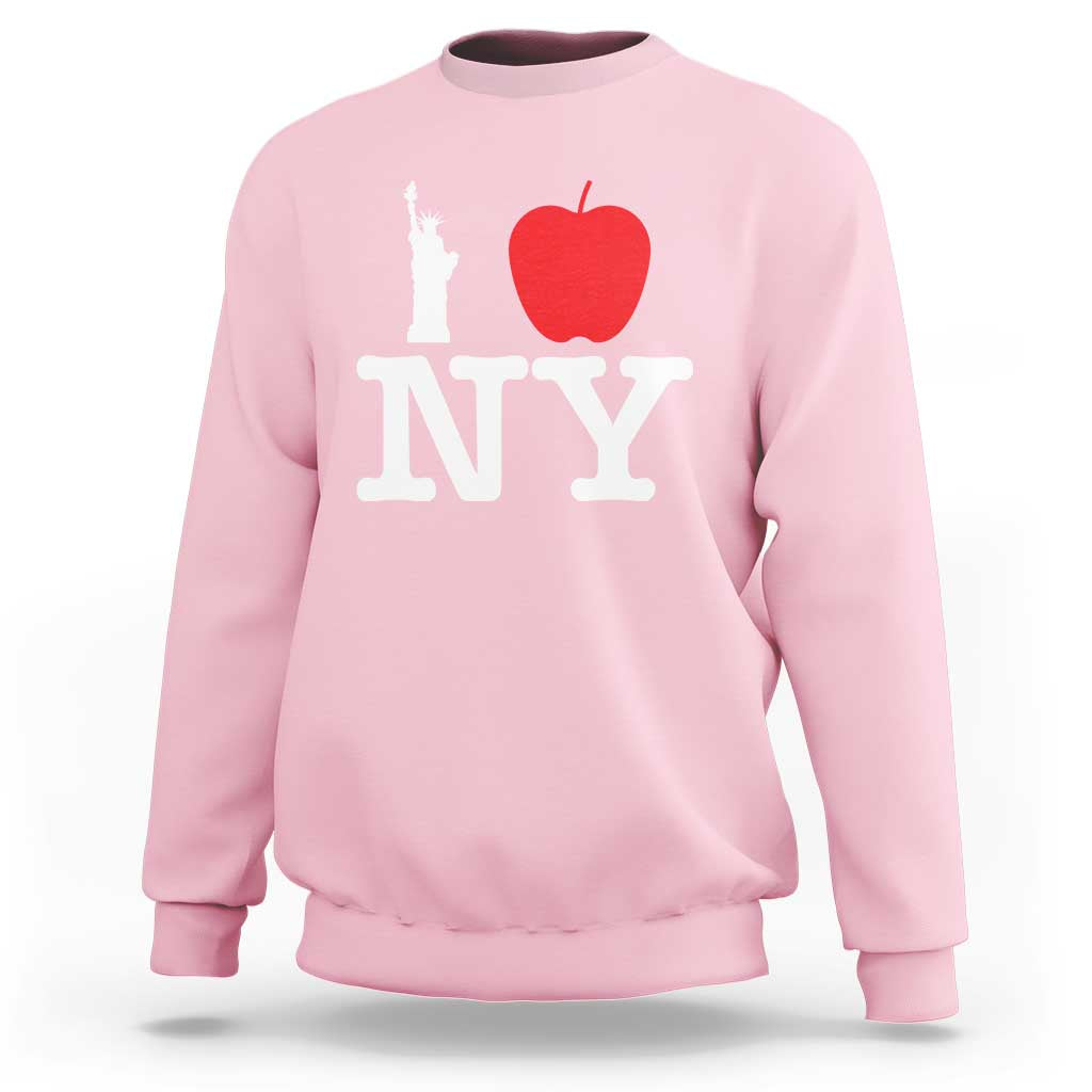 I Love NY Sweatshirt New York Lover Travel Gift - Wonder Print Shop