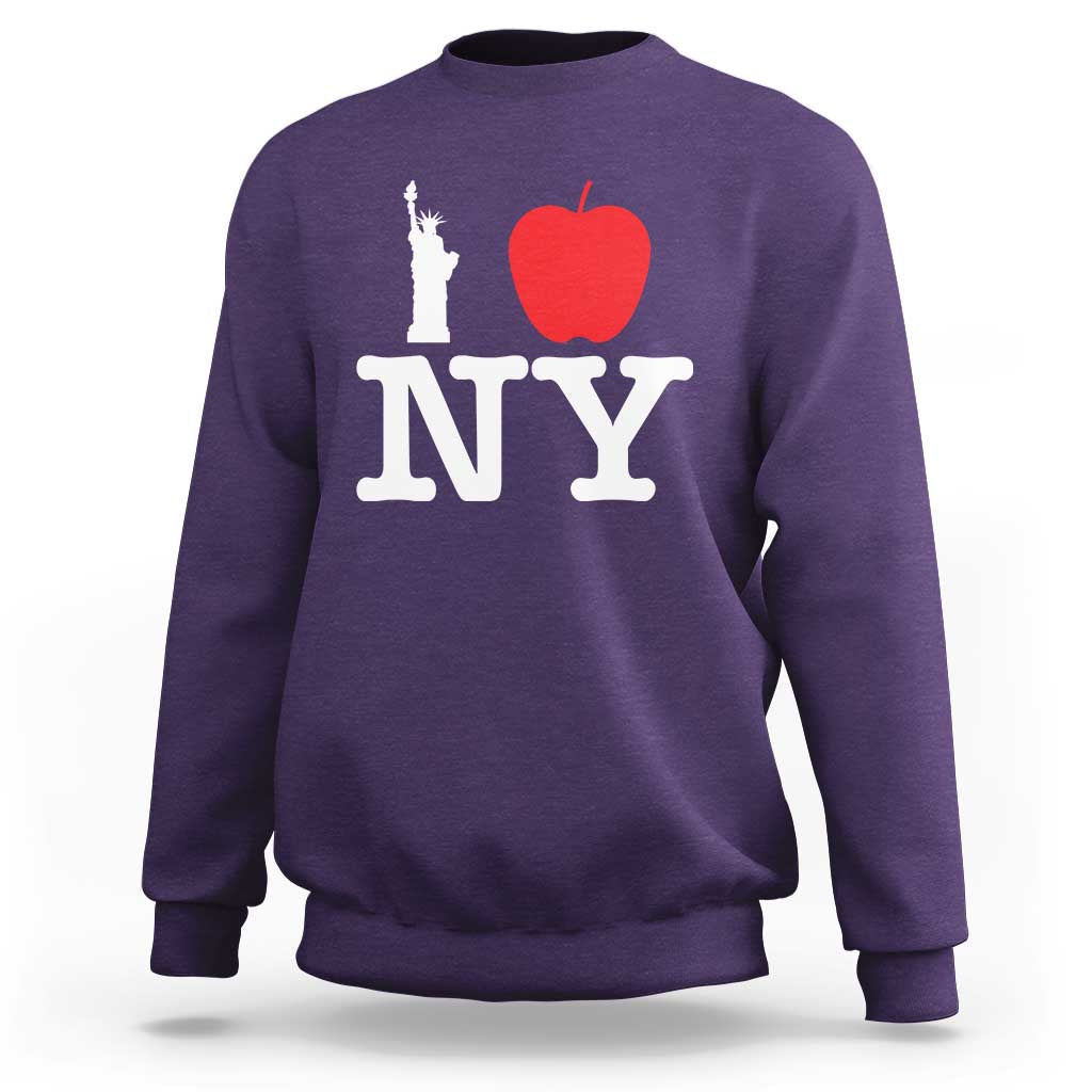 I Love NY Sweatshirt New York Lover Travel Gift - Wonder Print Shop