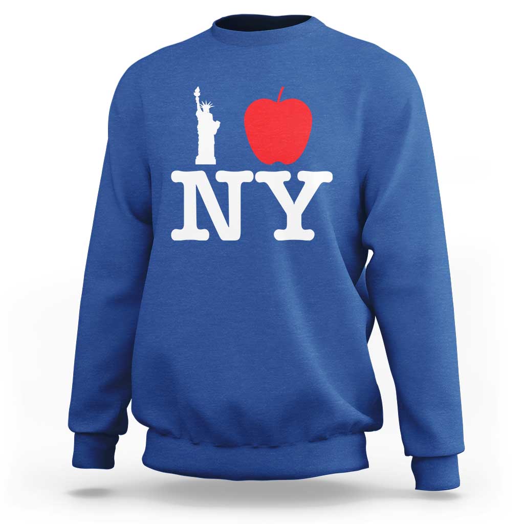 I Love NY Sweatshirt New York Lover Travel Gift - Wonder Print Shop
