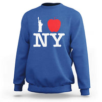 I Love NY Sweatshirt New York Lover Travel Gift - Wonder Print Shop