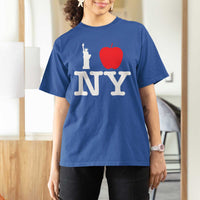 I Love NY T Shirt For Women New York Lover Travel Gift - Wonder Print Shop