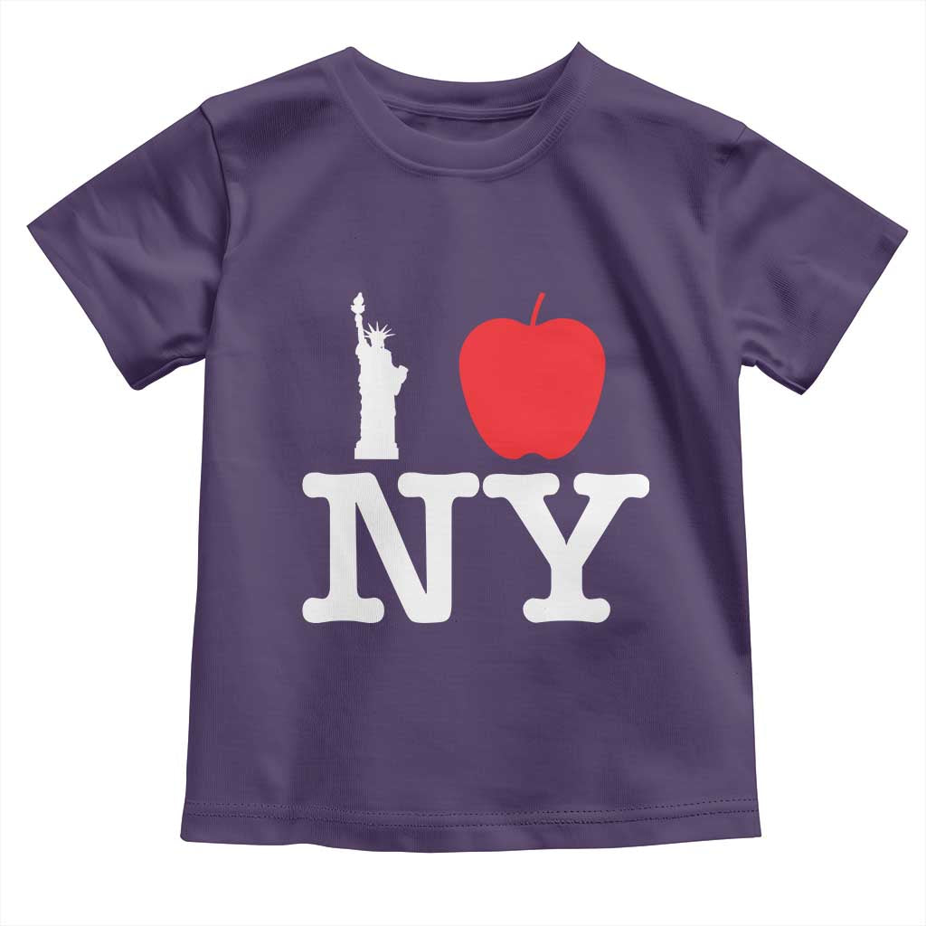 I Love NY Toddler T Shirt New York Lover Travel Gift - Wonder Print Shop
