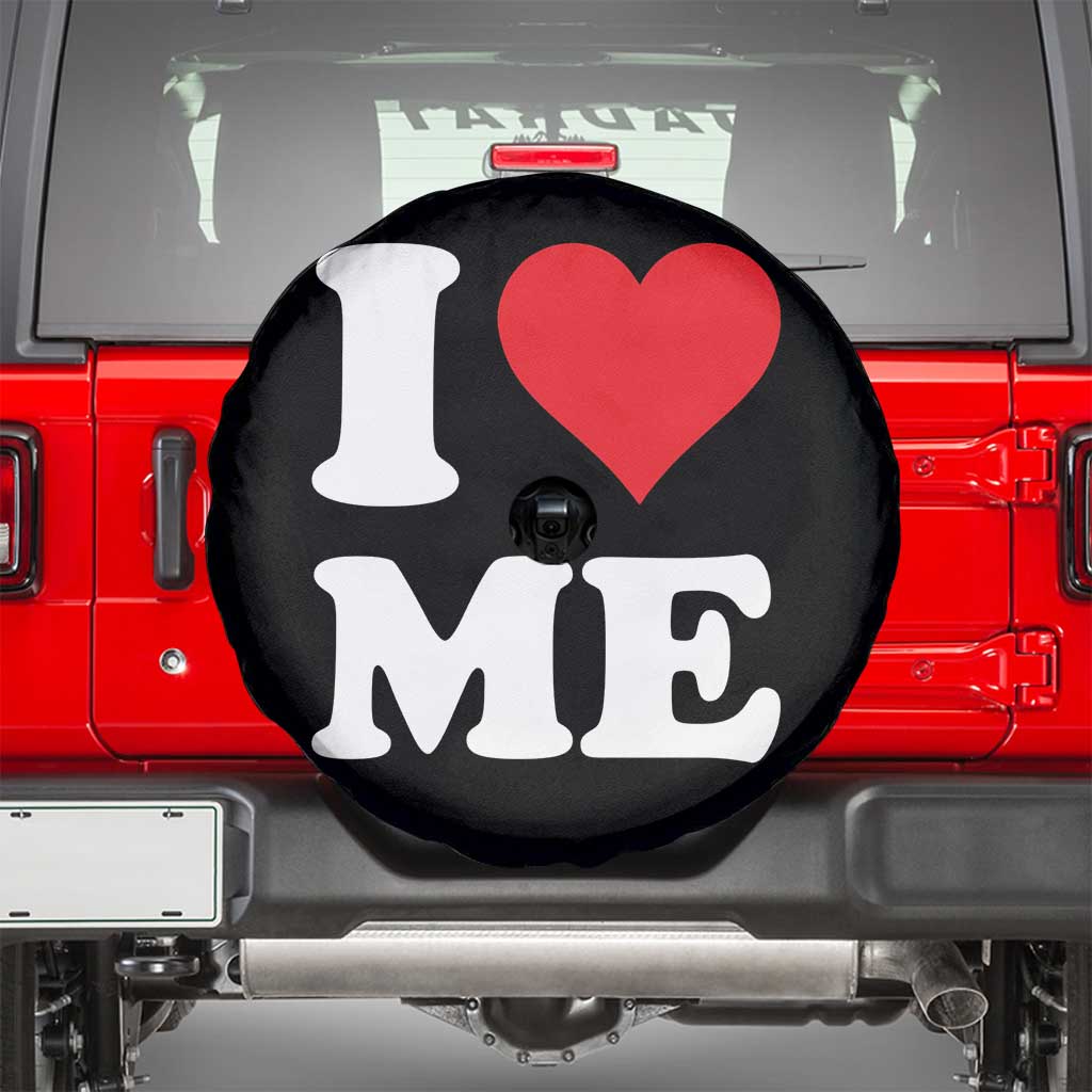 I Love Me Spare Tire Cover Funny Self Love Heart Positive Vibes - Wonder Print Shop