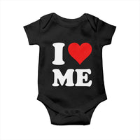 I Love Me Baby Onesie Funny Self Love Heart Positive Vibes - Wonder Print Shop