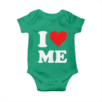 I Love Me Baby Onesie Funny Self Love Heart Positive Vibes - Wonder Print Shop