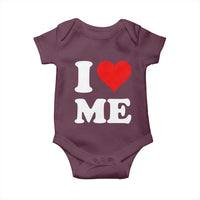 I Love Me Baby Onesie Funny Self Love Heart Positive Vibes - Wonder Print Shop