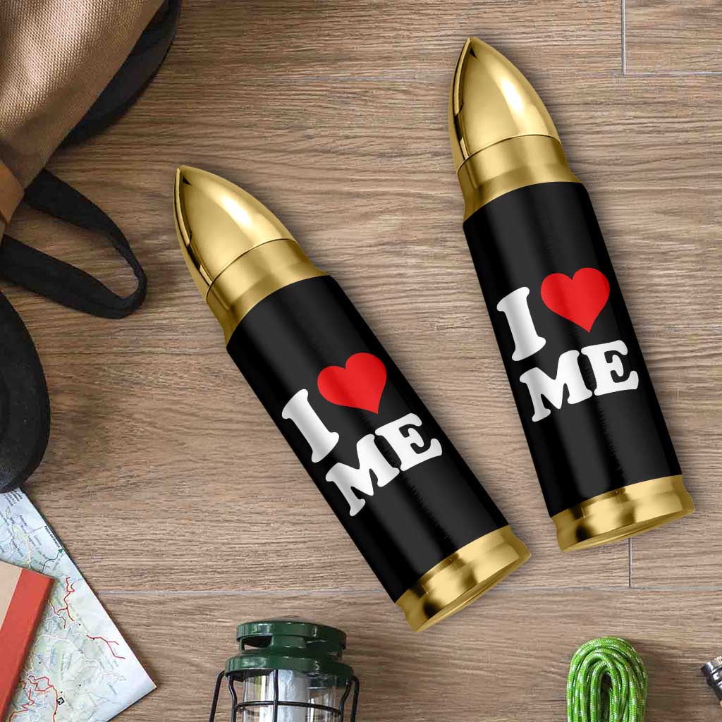 I Love Me Bullet Tumbler Funny Self Love Heart Positive Vibes - Wonder Print Shop